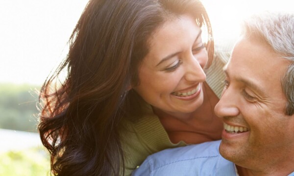 Loving Hispanic Couple